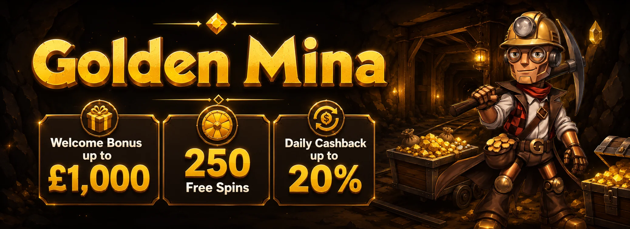 £1,000 + 250 free spins